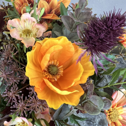 Kunstig Buket - Varm Solsikke