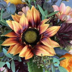 Kunstig Buket - Varm Solsikke