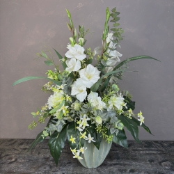 Kunstig Buket - Hvid &amp; Elegant
