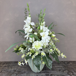 Kunstig Buket - Hvid &amp; Elegant