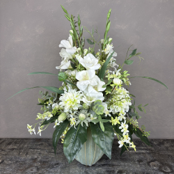 Kunstig Buket - Hvid &amp; Elegant