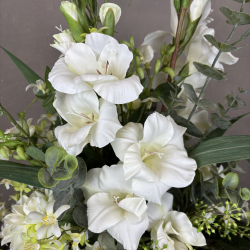 Kunstig Buket - Hvid &amp; Elegant