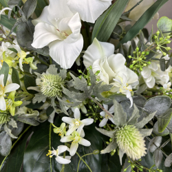 Kunstig Buket - Hvid &amp; Elegant