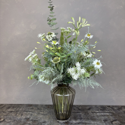 Kunstig Buket - Vild &amp; Hvid