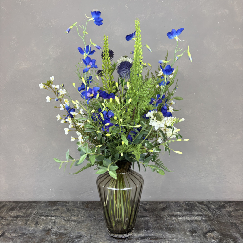 Kunstig Buket - Bl� Spir