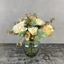 Kunstig Buket - Dahlia &amp; Br