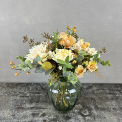 Kunstig Buket - Dahlia &amp; Br