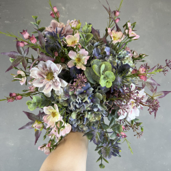 Kunstig Buket - Hortensia Sky