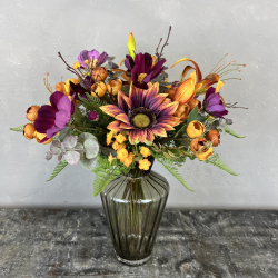 Kunstig Buket - Gldende Liljer