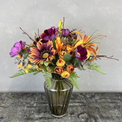 Kunstig Buket - Gldende Liljer