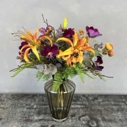 Kunstig Buket - Gldende Liljer