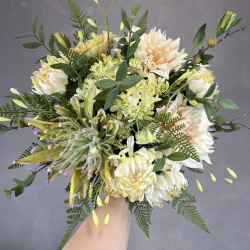 Kunstig Buket - Crispy Protea