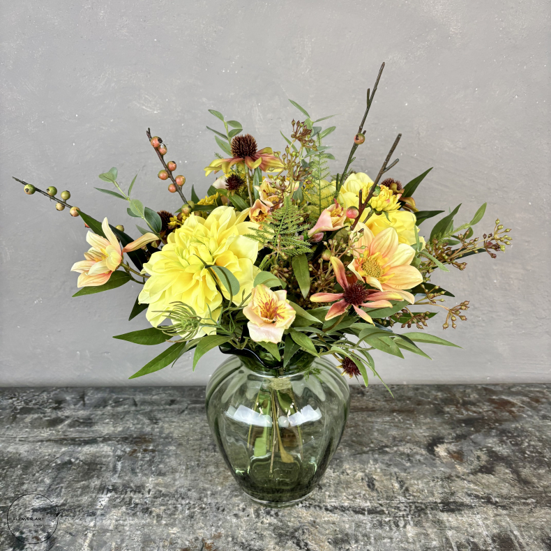 Kunstig Buket - Gyldne Tr�er (Video buket)