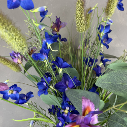 Kunstig Buket - Vilde Ridderspore