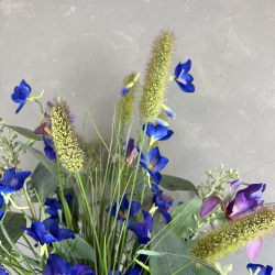 Kunstig Buket - Vilde Ridderspore