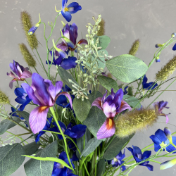 Kunstig Buket - Vilde Ridderspore