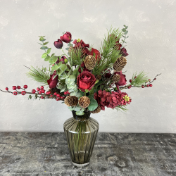 Kunstig buket - Luftig R�d