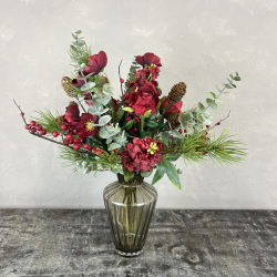 Kunstig buket - Luftig R�d