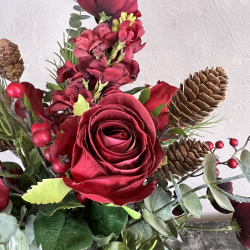 Kunstig buket - Luftig R�d