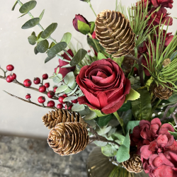 Kunstig buket - Luftig R�d