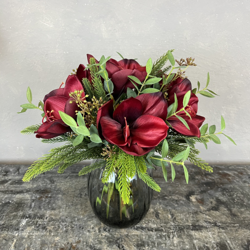 Kunstig Buket - Ren Amaryllis