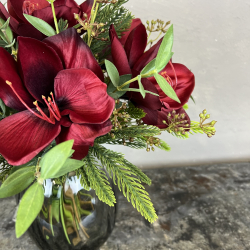 Kunstig Buket - Ren Amaryllis