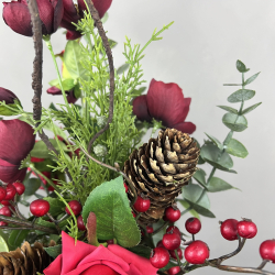 Kunstig Buket - Lille Rd Jul 2