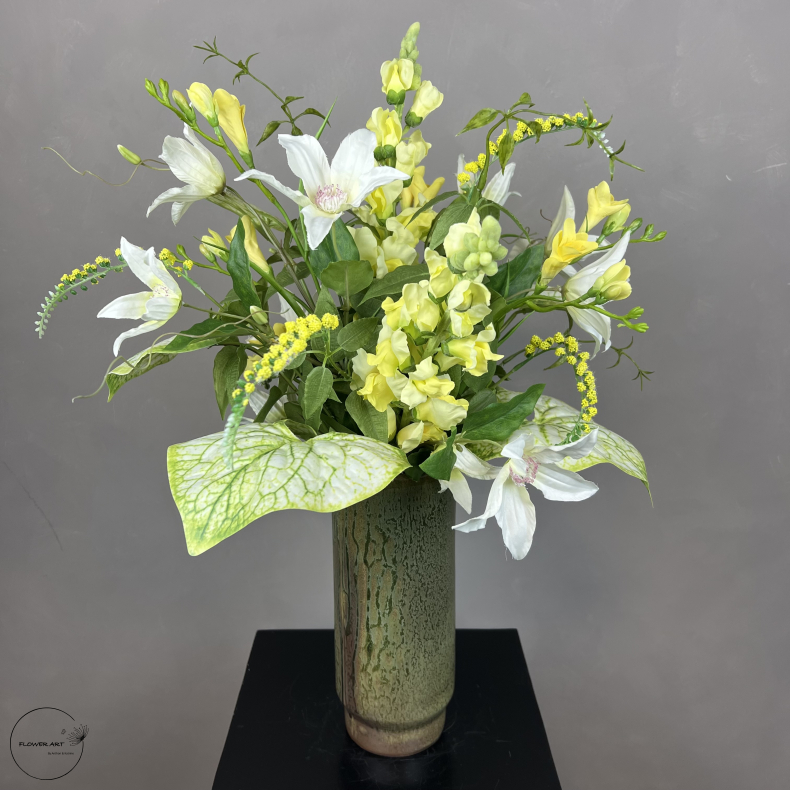 Kunstig Buket - Gul Frasia