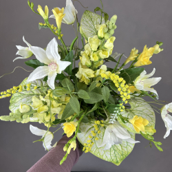 Kunstig Buket - Gul Frasia