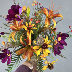 Kunstig Buket - Strlende Liljer (video buket)