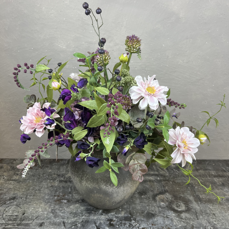 Kunstig Buket - Purple Rain