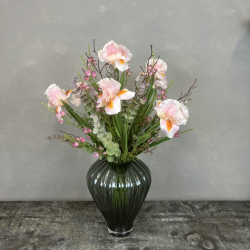 Kunstig Buket - Lyserd Iris