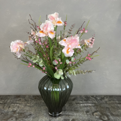 Kunstig Buket - Lyserd Iris