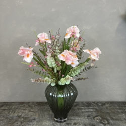 Kunstig Buket - Lyserd Iris