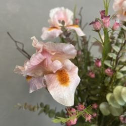 Kunstig Buket - Lyserd Iris