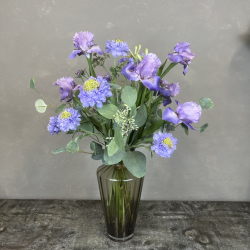 Kunstig Buket - Lilla Flor