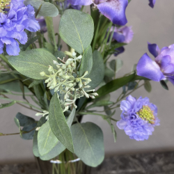 Kunstig Buket - Lilla Flor