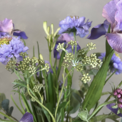 Kunstig Buket - Lilla Flor