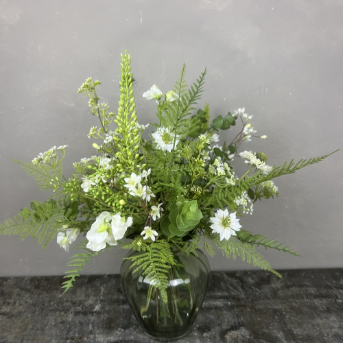 Kunstig Buket - Jomfru i det gr�nne