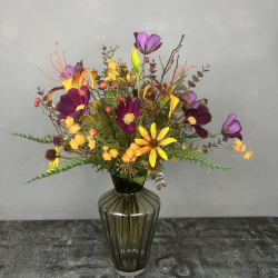 Kunstig Buket - Strlende Liljer (video buket)